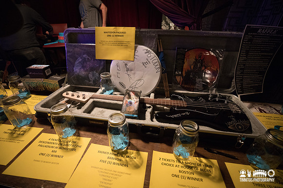 Mastodon giveaway items from the raffle