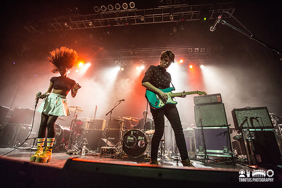The Skins in concert