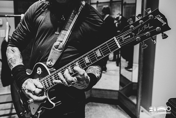 Matt Pike backstage