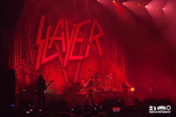 Slayer in concert at ATP's I'll Be Your Mirror festival