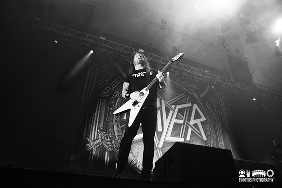 Slayer in concert at ATP's I'll Be Your Mirror festival