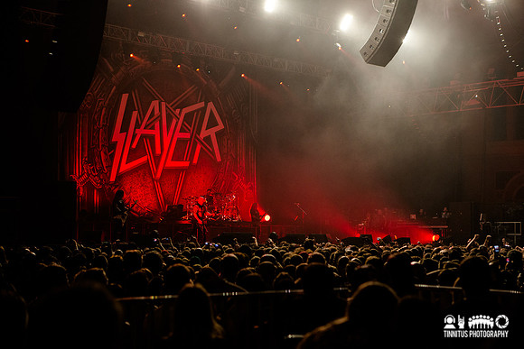 Slayer in concert at ATP's I'll Be Your Mirror festival