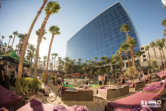 Pool stage at Psycho Las Vegas