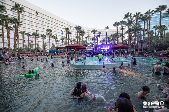 Pool stage at Psycho Las Vegas