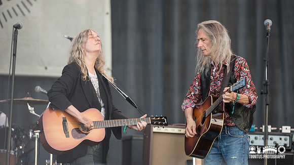 Patti Smith and Lenny Kaye in concert