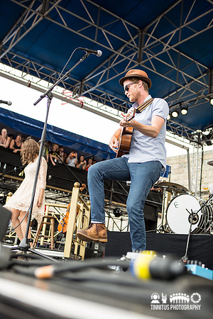 Wesley Keith Schultz of The Lumineers in concert