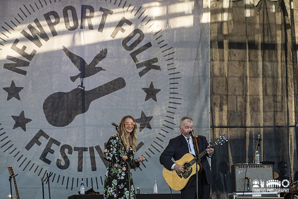 Margo Price and John Prine in concert