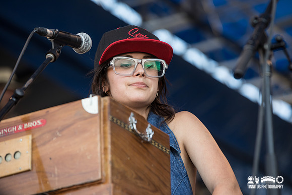 Stephanie Hunt with Speak Out in concert