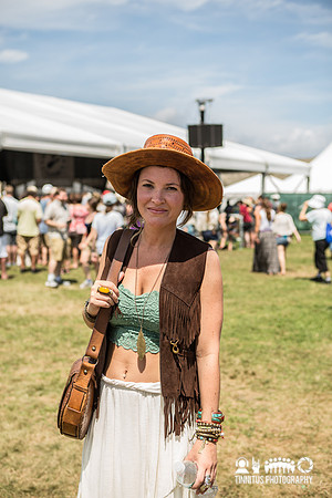 Fan at Newport Folk Festival