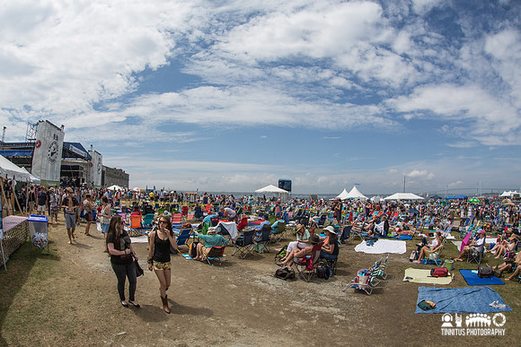 Fans at Newport Folk Festival