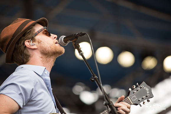 Wesley Keith Schultz of The Lumineers in concert