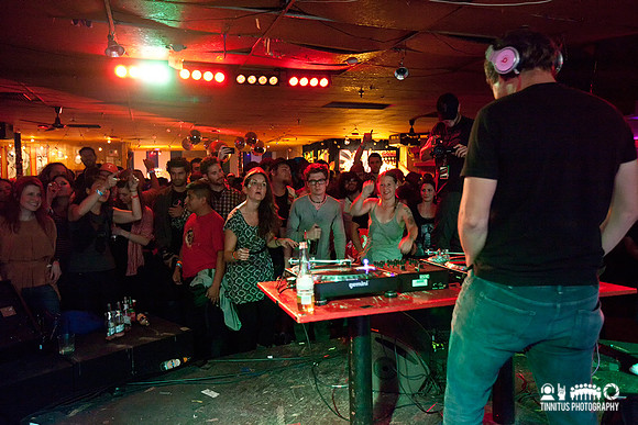 Shepard Fairey DJ's at the close of All Tomorrow's Parties - Day 3