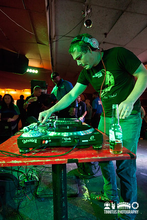 Shepard Fairey DJ's at the close of All Tomorrow's Parties - Day 3