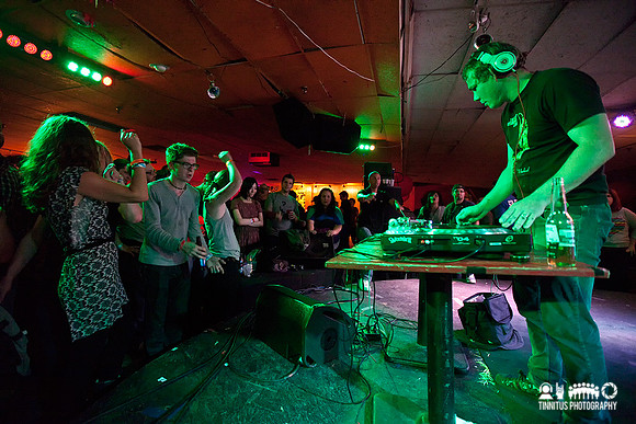 Shepard Fairey DJ's at the close of All Tomorrow's Parties - Day 3