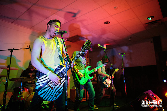 Mike Woo's Raging Bone in concert