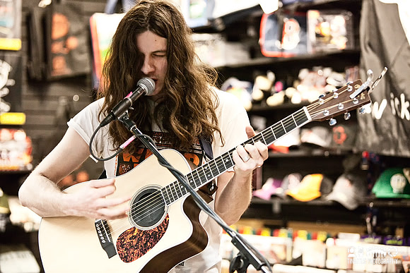 Kurt Vile plays an in-store performance at Newbury Comics