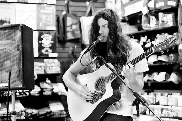 Kurt Vile plays an in-store performance at Newbury Comics