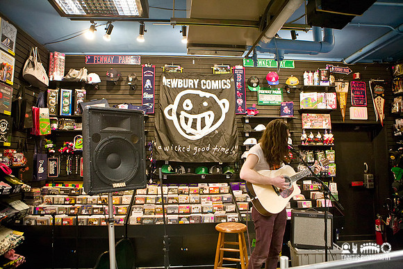 Kurt Vile plays an in-store performance at Newbury Comics