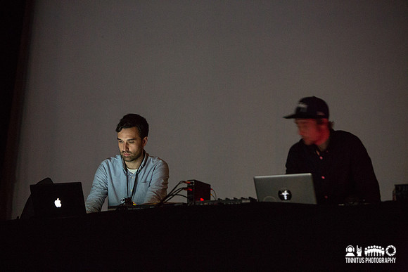 Demdike Stare in concert at ATP's I'll Be Your Mirror festival