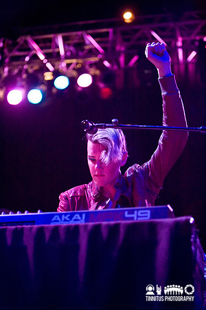 Diamond Rings in concert