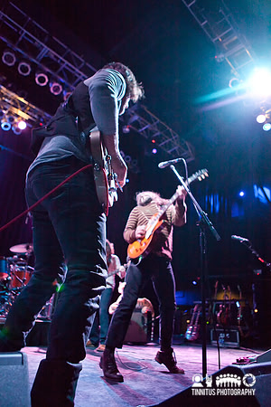 Blues and Lasers in concert