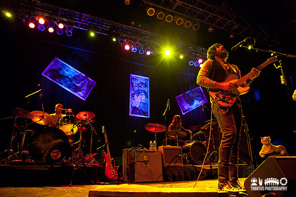 Blues and Lasers in concert
