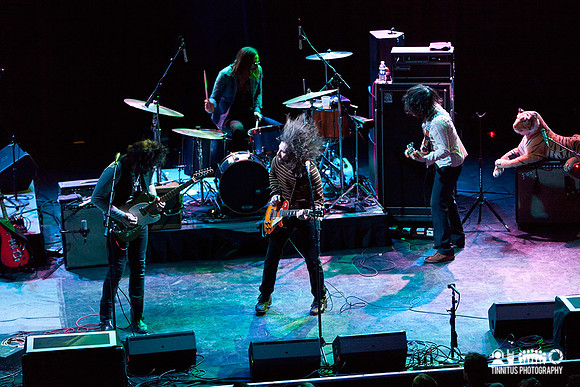 Blues and Lasers in concert