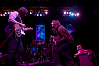 Blues and Lasers in concert