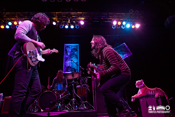 Blues and Lasers in concert