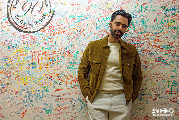 Hasan Minhaj before the show