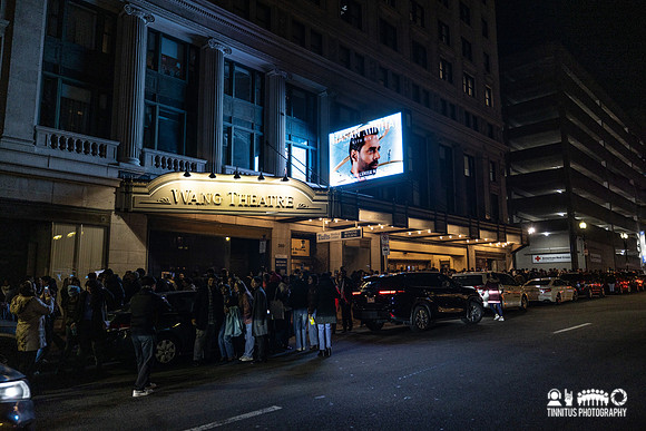 Line outside for the Hasan Minhaj show