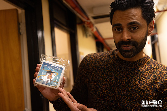 Hasan Minhaj before the show