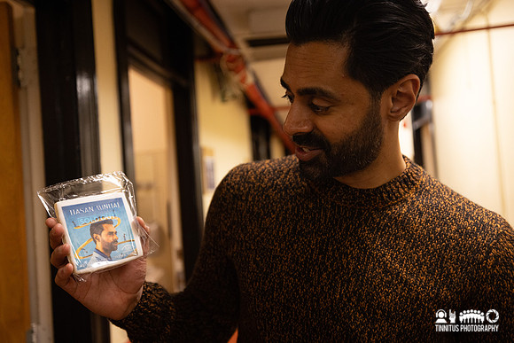 Hasan Minhaj before the show