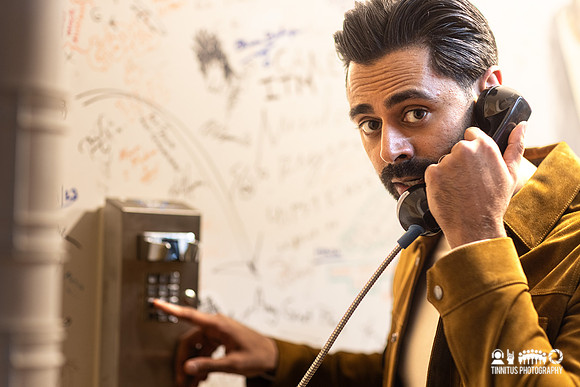 Hasan Minhaj before the show