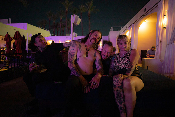 Jordan, Matt, Ehren and Alyssa at Psycho Swim