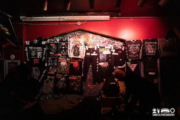 merch table