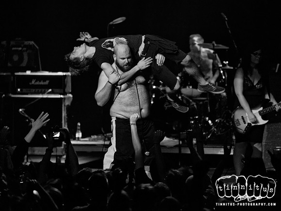 Fucked Up in concert at Matador Records' Lost Weekend - Day 1