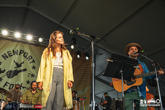 Erin Mae with friends in concert