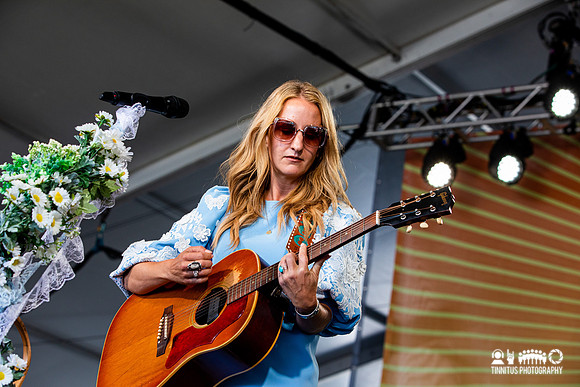 Margo Price and Jeremy Ivey in concert