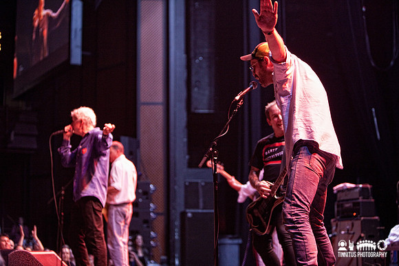 Matt Sweeney (hat) joins Guided By Voices in concert at Matador