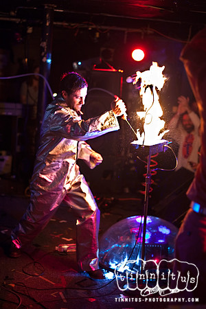 Man or Astro-man? in concert