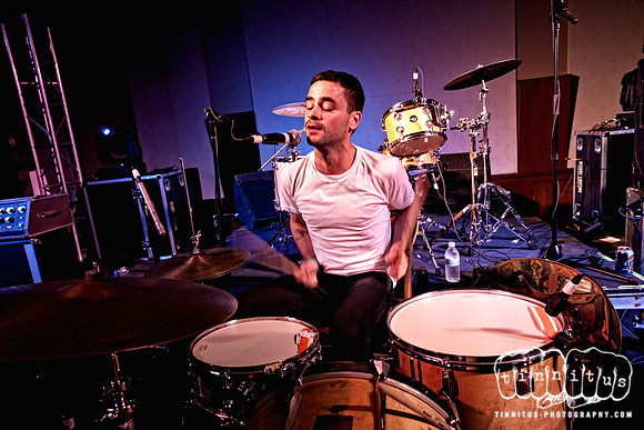 Adam Elliot of Times New Viking  in concert at Matador Records'