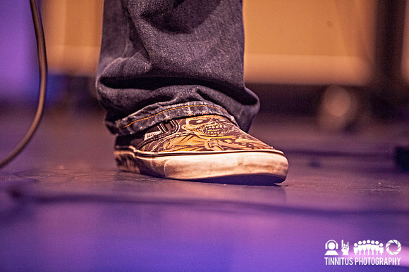 Mike Scheidt's choice of footwear