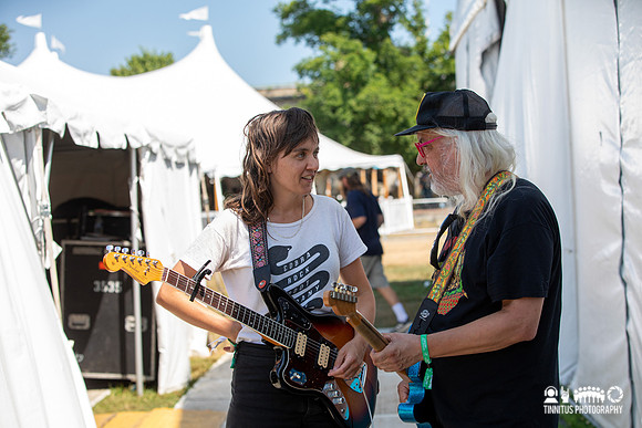 Courtney Barnett and J Mascis at Newport Folk Festival