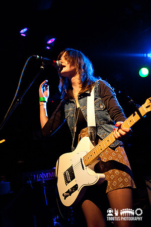 Aurore Ounjian of Mean Creek in concert at the Hot Stove Cool Mu