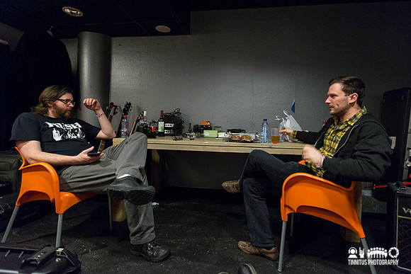 backstage at Roadburn
