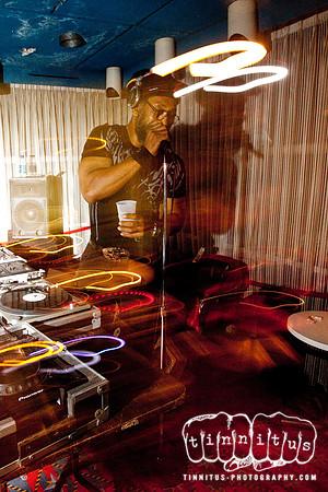 DJ Kool Herc spins after the final concert at All Tomorrow's Par