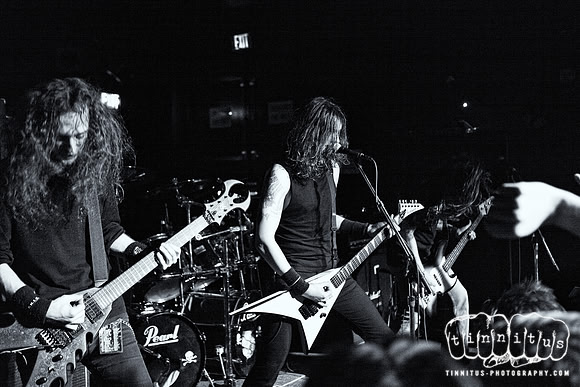 Evile in concert