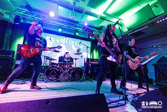 Iron Fisted in concert