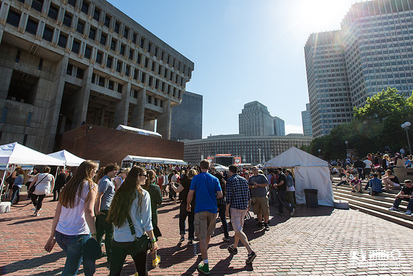 Fans at Boston Calling